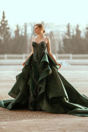 Dantelli, Frak Detaylı, Dar Abiye Modeli